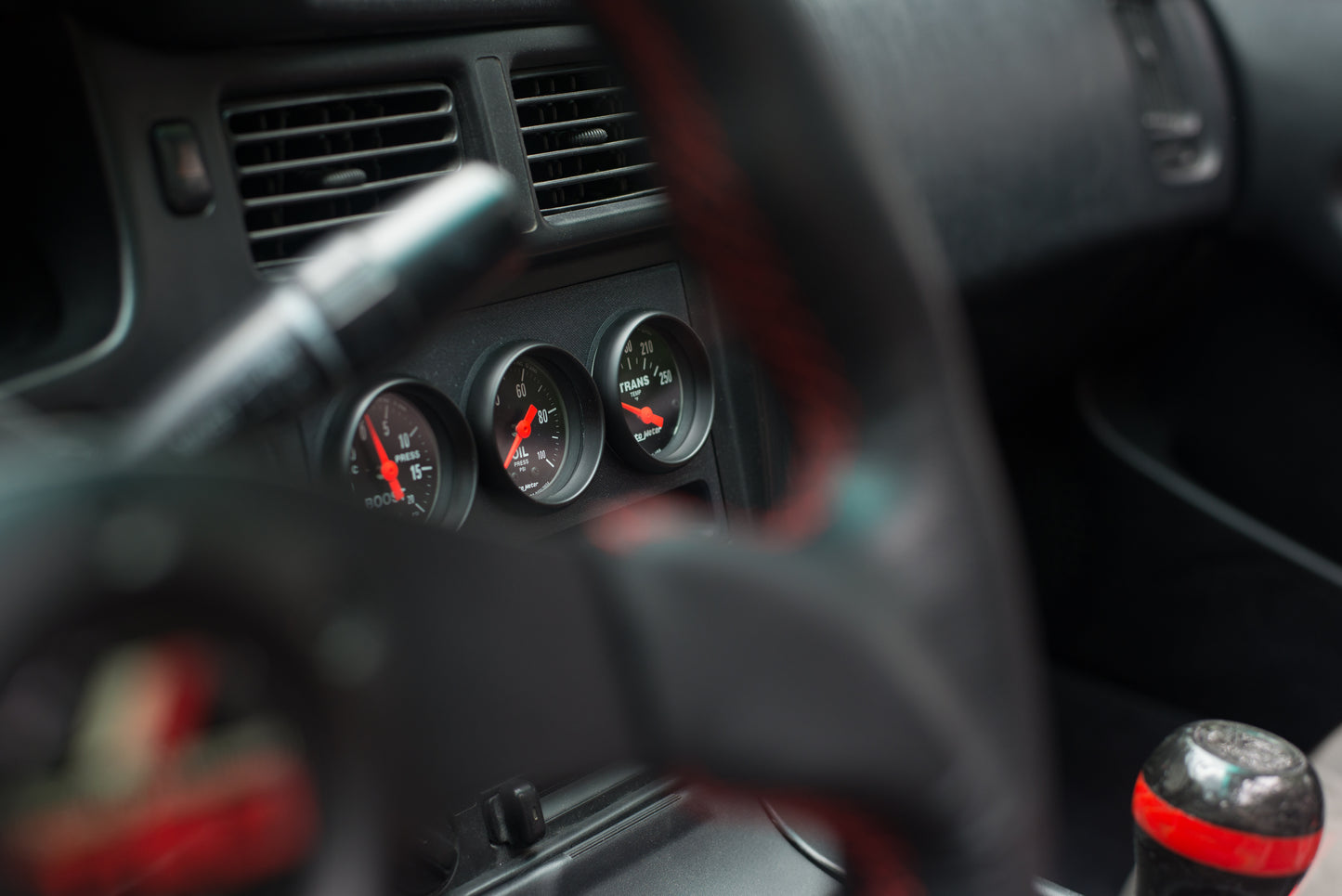 Universal Double-DIN Gauge Panel with Phone Storage Slot