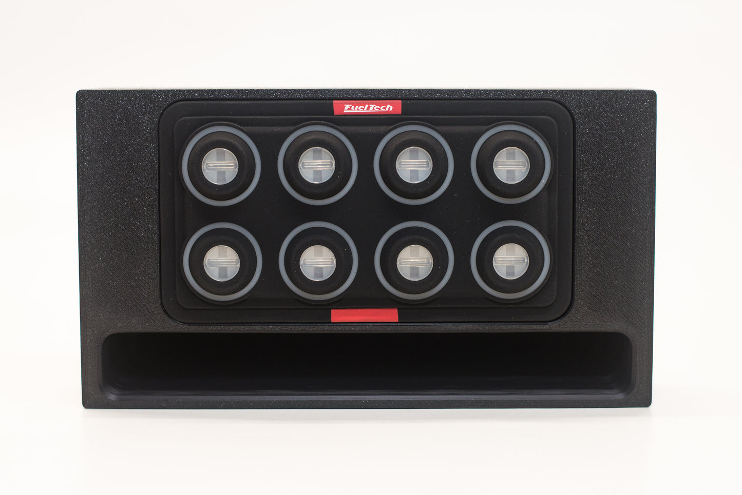 Universal Double-DIN Gauge Panel with Phone Storage Slot