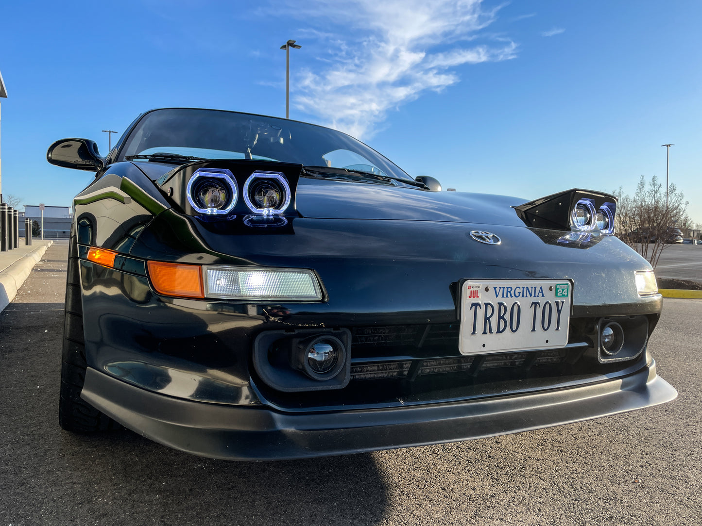 Toyota MR2 Fog Lights with Brake Ducts