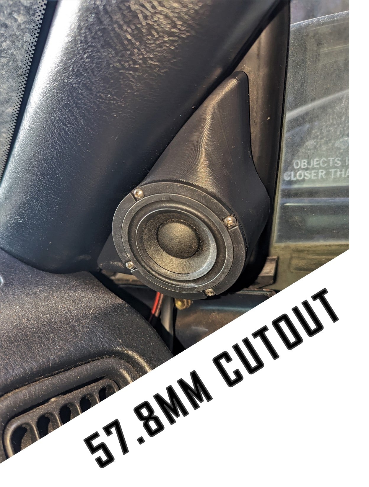 Toyota MR2 Tweeter Covers / Pods V2
