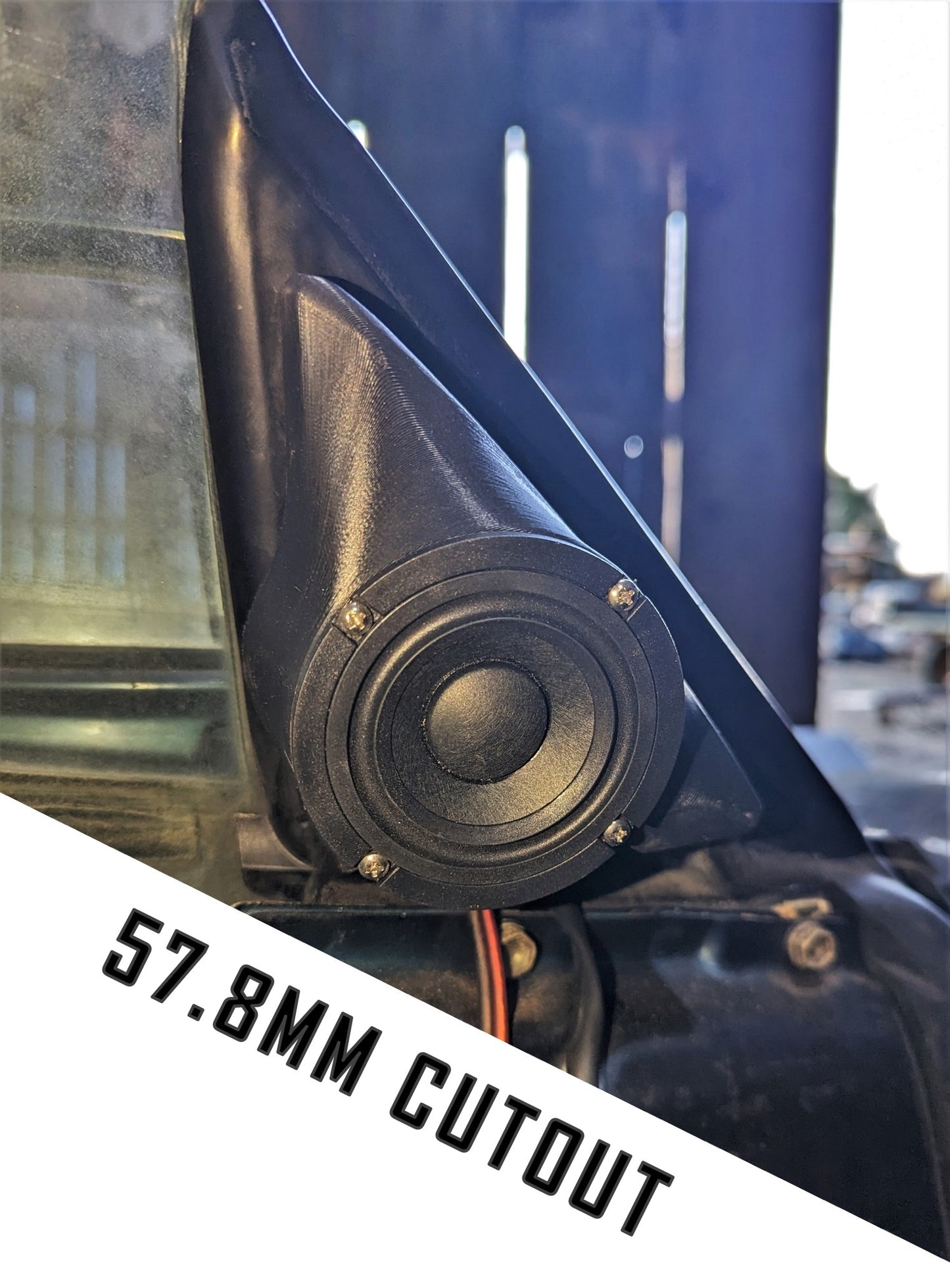 Toyota MR2 Tweeter Covers / Pods V2