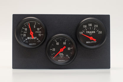 Universal Double-DIN Gauge Panel with Phone Storage Slot