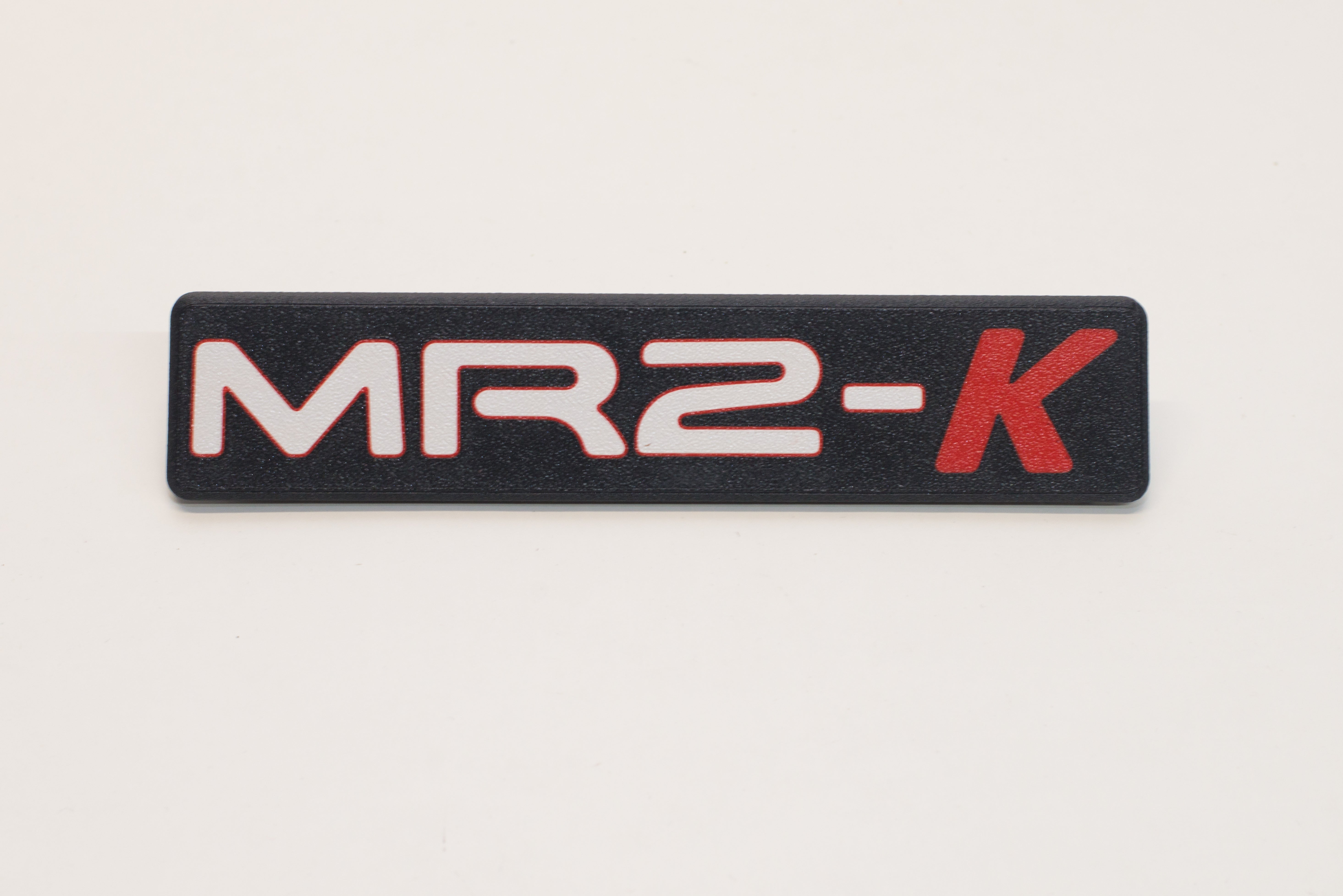 Custom MR2 Zenki Emblem Plate – Fulcrum Design