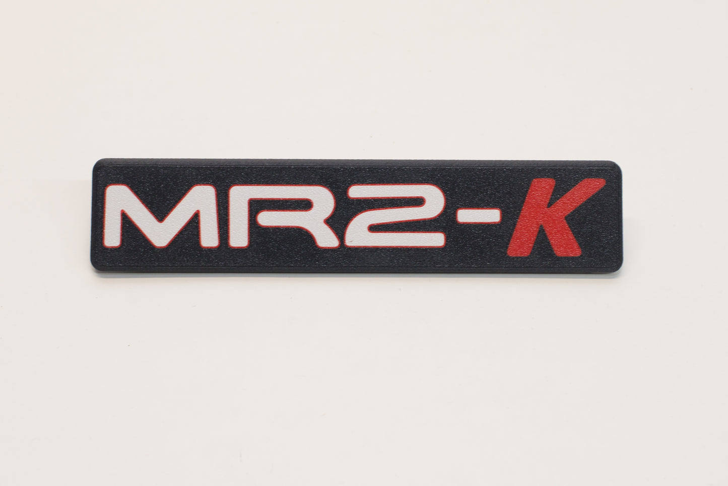 Custom MR2 Zenki Emblem Plate