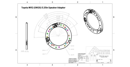 MR2 Door Speaker Adapters