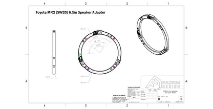 MR2 Door Speaker Adapters